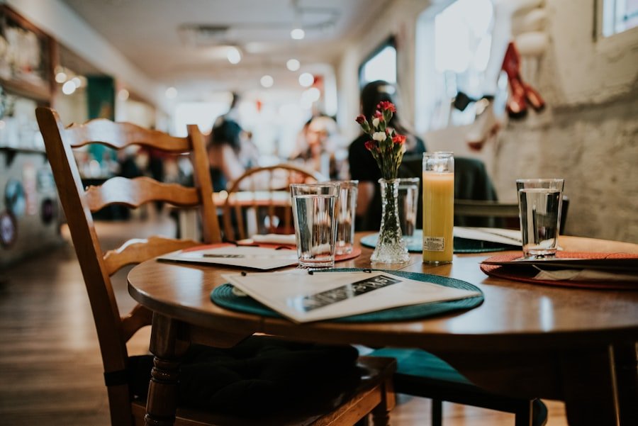 The dining room at Ember & Vine